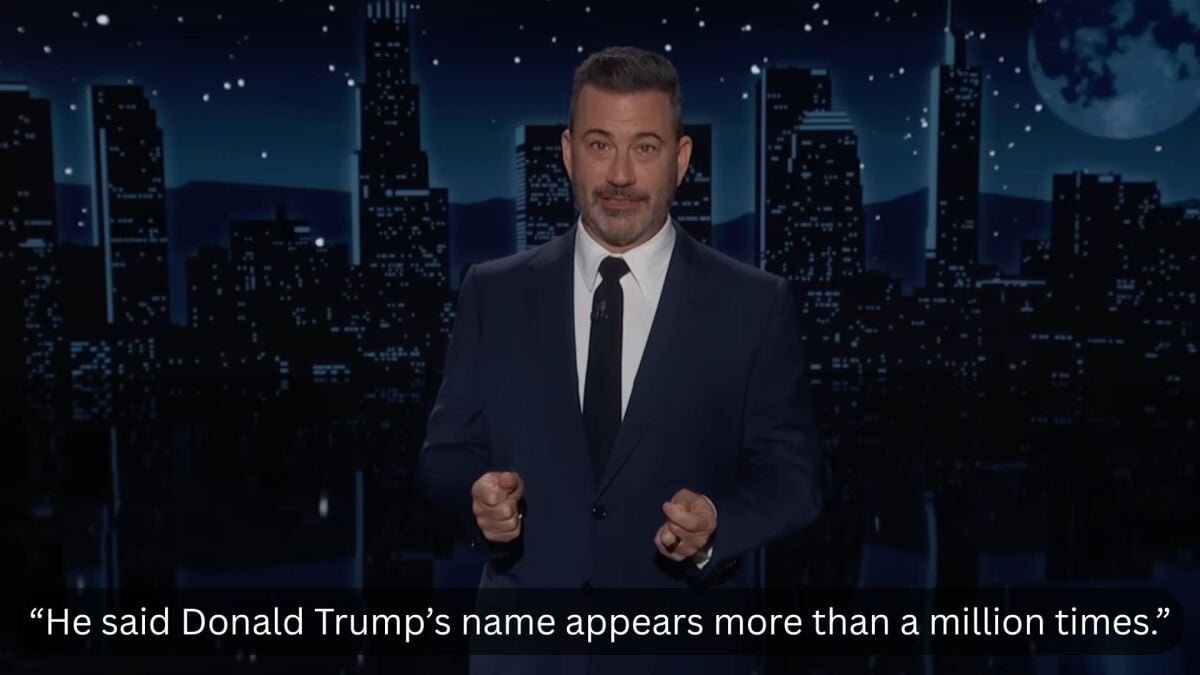 Jimmy Kimmel Responds To Trump Being Mentioned More Than A Million Times In Epstein Files